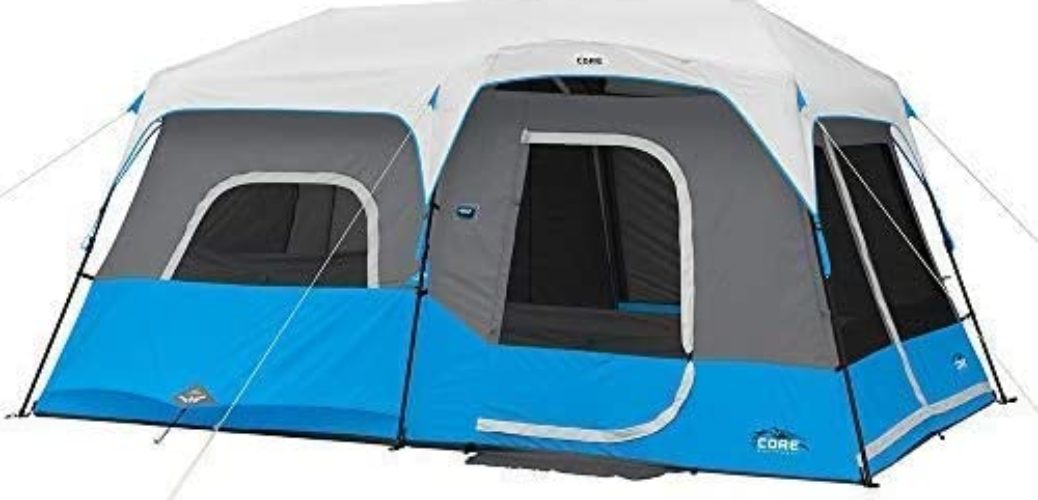 Core 6 Person / 9 Person / 10 Person / 12 Person Lighted Instant Cabin Tents  – Coleman's Outdoor Camping Supplies